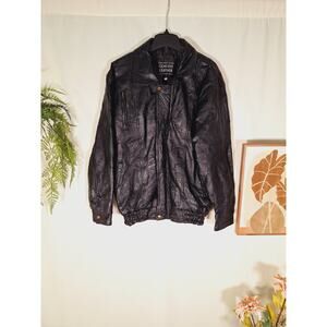 Italian Stone Design Navarre Leather Company Men's Genuine Leather Jacket